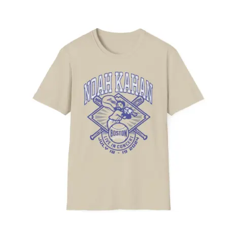 Noah-Kahan-Fenway-Fanatic-Unisex-Softstyle-T-Shirt-3 Noah Kahan Fenway Fanatic Graphic Unisex Softstyle T-Shirt