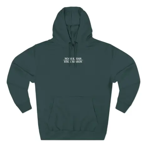 Noah-Kahan-Stick-Season-Blue-Spruce-Three-Panel-Fleece-Hoodie-5 Noah Kahan Stick Season Blue Spruce Three-Panel Fleece Hoodie