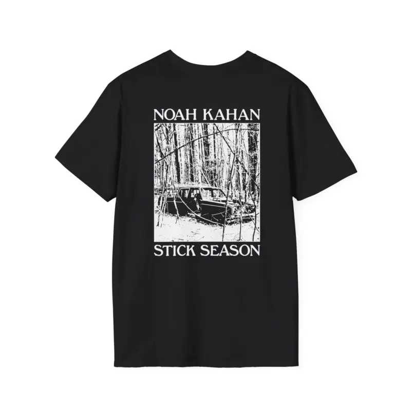Noah-Kahan-Stick-Season-Blue-Spruce-Unisex-Softstyle-T-Shirt-2 Noah Kahan Stick Season Blue Spruce Unisex Softstyle T-Shirt