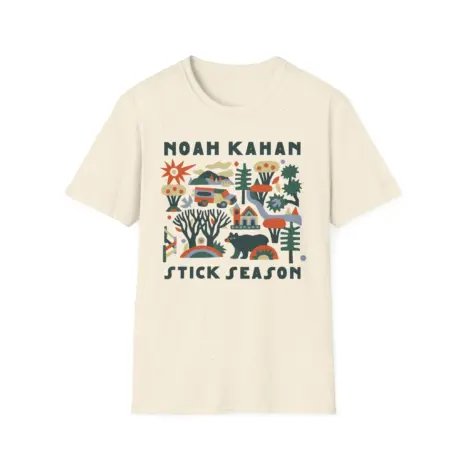 Noah-Kahan-Stick-Season-Unisex-Softstyle-T-Shirt-5 Noah Kahan Stick Season Unisex Softstyle T-Shirt