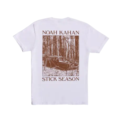 Noah Kahan Stick Season White Tee (2) Noah Kahan Stick Season White Tee (2)