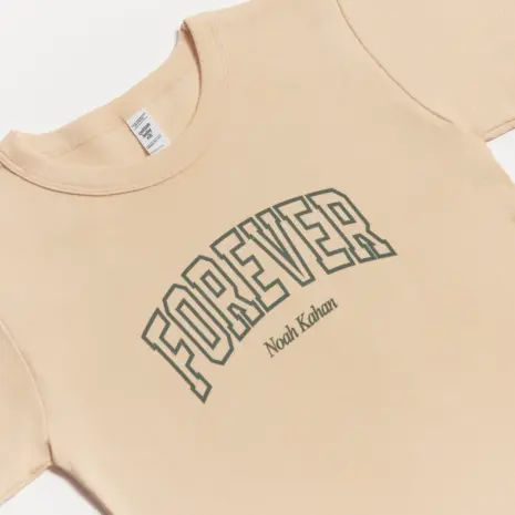 NoahKahan_Merch_SoftGoods_21 Noah Kahan Forever Cropped Fitted RibTee